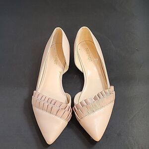 NINE WEST POINTE TOE WOMEN"S D'ORSAY SLIP-ON FLAT